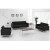 Flash Furniture ZB-LACEY-831-2-LS-BK-GG Lacey Series Contemporary Black Leather Love Seat with Stainless Steel Frame addl-1