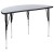 Flash Furniture XU-GRP-A3048CON-48-GY-T-A-GG 76" Oval Wave Flexible Grey Thermal Laminate Height Adjustable Activity Table addl-8
