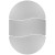Flash Furniture XU-GRP-A3060CON-60-GY-T-P-CAS-GG Mobile 86" Oval Wave Flexible Grey Thermal Laminate Activity Table , Short Legs addl-10