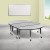 Flash Furniture XU-GRP-A3060CON-60-GY-T-P-CAS-GG Mobile 86" Oval Wave Flexible Grey Thermal Laminate Activity Table , Short Legs addl-1