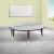 Flash Furniture XU-GRP-A60-HCIRC-GY-T-P-GG 60" Circle Wave Flexible Grey Thermal Laminate Activity Table , Short Legs addl-1
