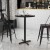 Flash Furniture XU-RD-30-BLKTB-T2222B-GG 30