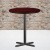 Flash Furniture XU-RD-36-MAHTB-T3030B-GG 36