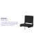 Flash Furniture XU-STA-BK-GG Lightweight Stadium Chair with Handle & Ultra-Padded Seat, Black addl-3
