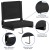 Flash Furniture XU-STA-BK-GG Lightweight Stadium Chair with Handle & Ultra-Padded Seat, Black addl-8