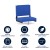 Flash Furniture XU-STA-BL-GG Lightweight Stadium Chair with Handle & Ultra-Padded Seat, Blue addl-12