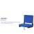 Flash Furniture XU-STA-BL-GG Lightweight Stadium Chair with Handle & Ultra-Padded Seat, Blue addl-3