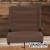 Flash Furniture XU-STA-BRN-GG Lightweight Stadium Chair with Handle & Ultra-Padded Seat, Brown addl-3