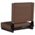Flash Furniture XU-STA-BRN-GG Lightweight Stadium Chair with Handle & Ultra-Padded Seat, Brown addl-4