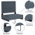 Flash Furniture XU-STA-DKBL-GG Lightweight Stadium Chair with Handle & Ultra-Padded Seat, Dark Blue addl-7