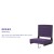 Flash Furniture XU-STA-DKPUR-GG Lightweight Stadium Chair with Handle & Ultra-Padded Seat, Dark Purple addl-3
