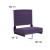 Flash Furniture XU-STA-DKPUR-GG Lightweight Stadium Chair with Handle & Ultra-Padded Seat, Dark Purple addl-4