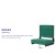 Flash Furniture XU-STA-HGR-GG Lightweight Stadium Chair with Handle & Ultra-Padded Seat, Hunter Green addl-3