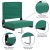 Flash Furniture XU-STA-HGR-GG Lightweight Stadium Chair with Handle & Ultra-Padded Seat, Hunter Green addl-8