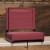 Flash Furniture XU-STA-M-GG Lightweight Stadium Chair with Handle & Ultra-Padded Seat, Maroon addl-1