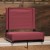 Flash Furniture XU-STA-M-GG Lightweight Stadium Chair with Handle & Ultra-Padded Seat, Maroon addl-1