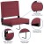 Flash Furniture XU-STA-M-GG Lightweight Stadium Chair with Handle & Ultra-Padded Seat, Maroon addl-8