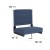 Flash Furniture XU-STA-NAVY-GG Lightweight Stadium Chair with Handle & Ultra-Padded Seat, Navy Blue addl-4