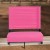 Flash Furniture XU-STA-PK-GG Lightweight Stadium Chair with Handle & Ultra-Padded Seat, Pink addl-1