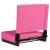 Flash Furniture XU-STA-PK-GG Lightweight Stadium Chair with Handle & Ultra-Padded Seat, Pink addl-4