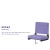 Flash Furniture XU-STA-PUR-GG Lightweight Stadium Chair with Handle & Ultra-Padded Seat, Purple addl-3