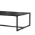 Flash Furniture XU-T6R60USO-1T-BK-GG Outdoor Black Patio Coffee Table with Steel Square Leg Frame addl-6