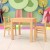 Flash Furniture XU-TC1001-K-GG Kids Natural Solid Wood Table and Chair Set addl-1