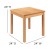 Flash Furniture XU-TC1001-K-GG Kids Natural Solid Wood Table and Chair Set addl-6
