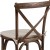 Flash Furniture XU-X-EA-NTC-GG Hercules Stackable Early American Wood Cross Back Chair with Cushion addl-10