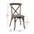 Flash Furniture XU-X-MAH-GG Hercules Stackable Mahogany Wood Cross Back Chair addl-3