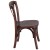 Flash Furniture XU-X-MAH-KID-GG Hercules Stackable Kids Mahogany Wood Cross Back Chair addl-5