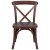 Flash Furniture XU-X-MAH-KID-GG Hercules Stackable Kids Mahogany Wood Cross Back Chair addl-6