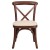 Flash Furniture XU-X-MAH-KID-NTC-GG Hercules Stackable Kids Mahogany Wood Cross Back Chair with Cushion addl-5