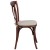 Flash Furniture XU-X-MAH-NTC-GG Hercules Stackable Mahogany Wood Cross Back Chair with Cushion addl-4