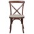 Flash Furniture XU-X-MAH-NTC-GG Hercules Stackable Mahogany Wood Cross Back Chair with Cushion addl-5