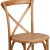 Flash Furniture XU-X-OAK-GG Hercules Stackable Oak Wood Cross Back Chair addl-10