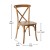 Flash Furniture XU-X-PEC-GG Hercules Stackable Pecan Wood Cross Back Chair addl-3