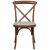 Flash Furniture XU-X-PEC-NTC-GG Hercules Stackable Pecan Wood Cross Back Chair with Cushion addl-5