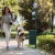 Flash Furniture YAN-7XM755425-GG Green Pet Waste Station with Pedal Trash Can, Roll Bag Dispenser, Hand Sanitizer Bottle addl-2