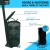 Flash Furniture YAN-7XM755425-GG Green Pet Waste Station with Pedal Trash Can, Roll Bag Dispenser, Hand Sanitizer Bottle addl-4