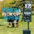 Flash Furniture YAN-GC0855425-GG Green Locking Dog Waste Bag Dispenser with Hand Sanitizer Bottle and Rain Guard addl-1