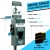 Flash Furniture YAN-NNRE55425-GG Green Pet Waste Station with Bag Dispenser, Sanitizer Bottle, Lidded Trash Can addl-5