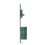 Flash Furniture YAN-XZYO45425-GG Green Pet Waste Station with Bag Dispenser, Sanitizer Bottle, Lidded Trash Can addl-7
