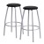 Flash Furniture YB-YJ922-GG Black Bar Height Table with Black Padded Stools, 3 Piece Set addl-8
