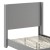 Flash Furniture YK-1077-GY-F-GG Full Upholstered Platform Bed with Channel Stitched Wingback Headboard, Gray addl-10