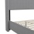 Flash Furniture YK-1077-GY-T-GG Twin Upholstered Platform Bed with Channel Stitched Wingback Headboard, Gray addl-10
