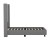 Flash Furniture YK-1077-GY-T-GG Twin Upholstered Platform Bed with Channel Stitched Wingback Headboard, Gray addl-8