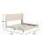 Flash Furniture YK-1078-BEIGE-K-GG King Upholstered Platform Bed with Wingback Headboard, Beige Faux Linen addl-4