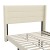 Flash Furniture YK-1078-BEIGE-Q-GG Queen Upholstered Platform Bed with Wingback Headboard, Beige Faux Linen addl-10