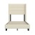Flash Furniture YK-1078-BEIGE-T-GG Twin Upholstered Platform Bed with Wingback Headboard, Beige Faux Linen addl-9